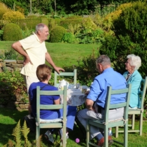 Visitors Tea Time and Peter